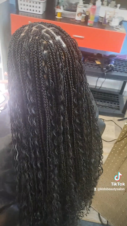 Boho braids and boho twist(call for price)