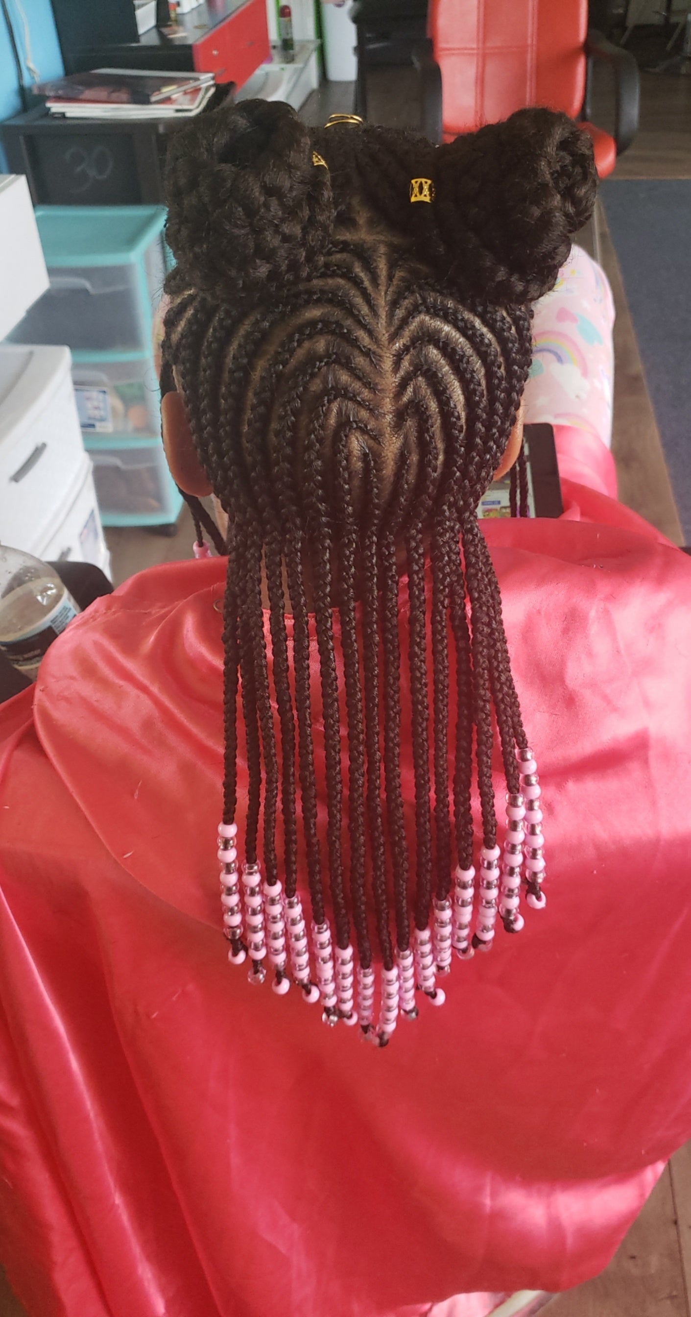 Kids feed-in braids( call for price)