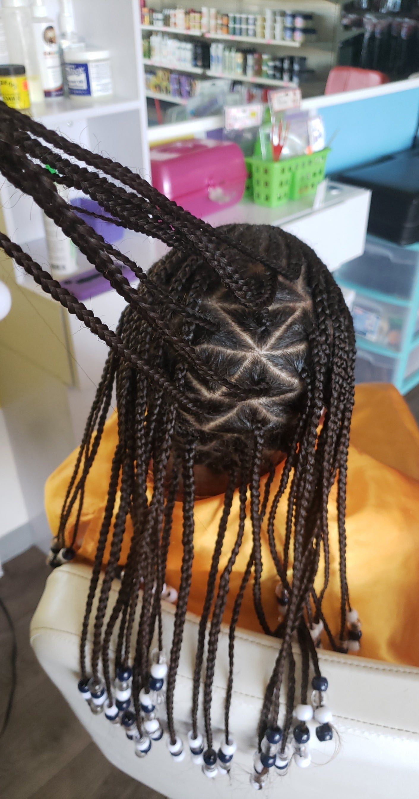 Kids Own hair braided( call for price)