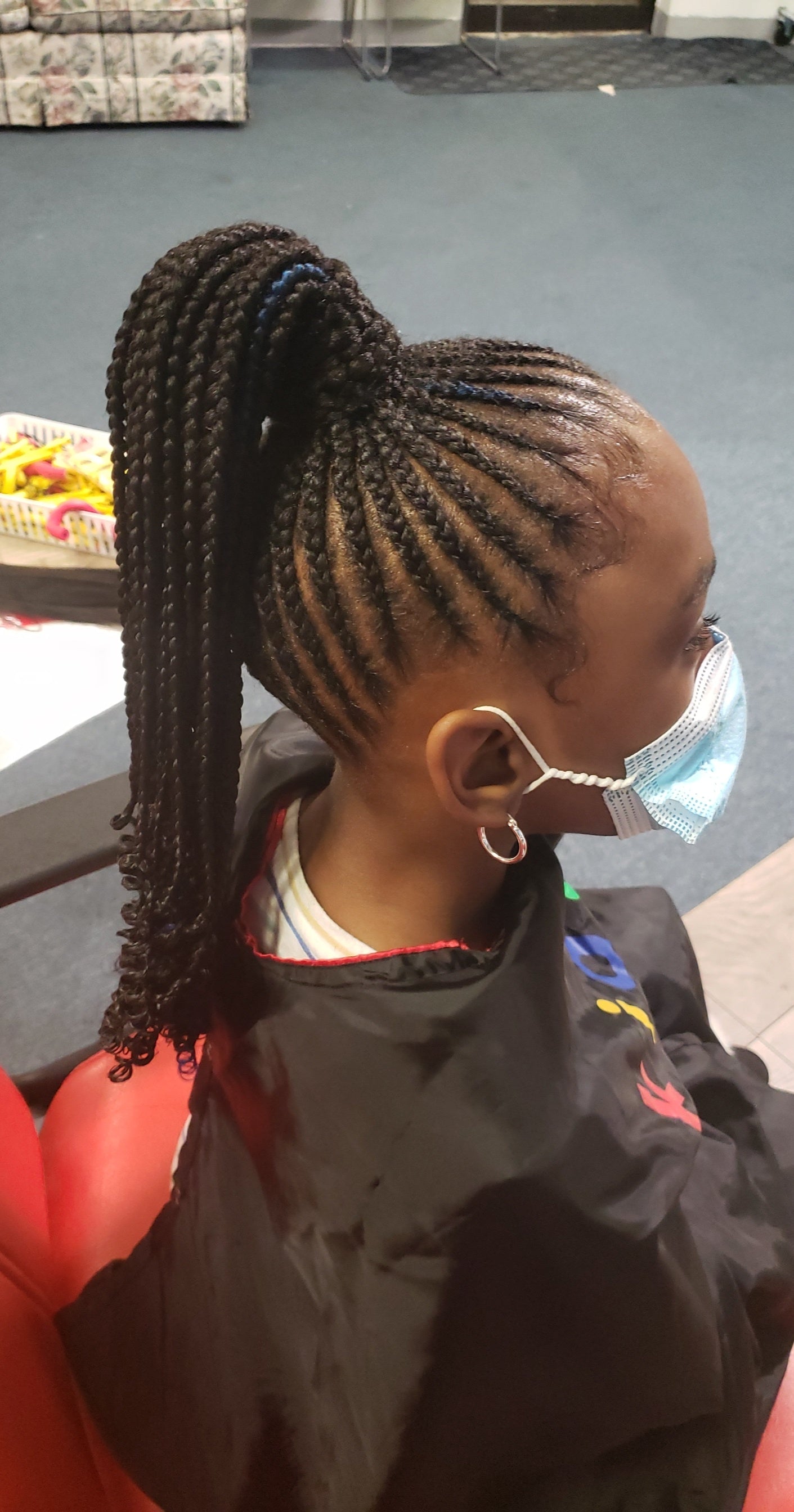 Kids feed-in braids( call for price)