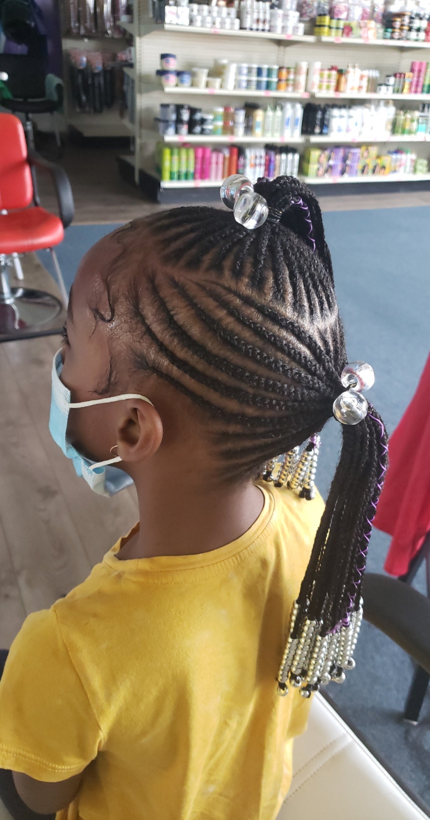 Kids feed-in braids( call for price)