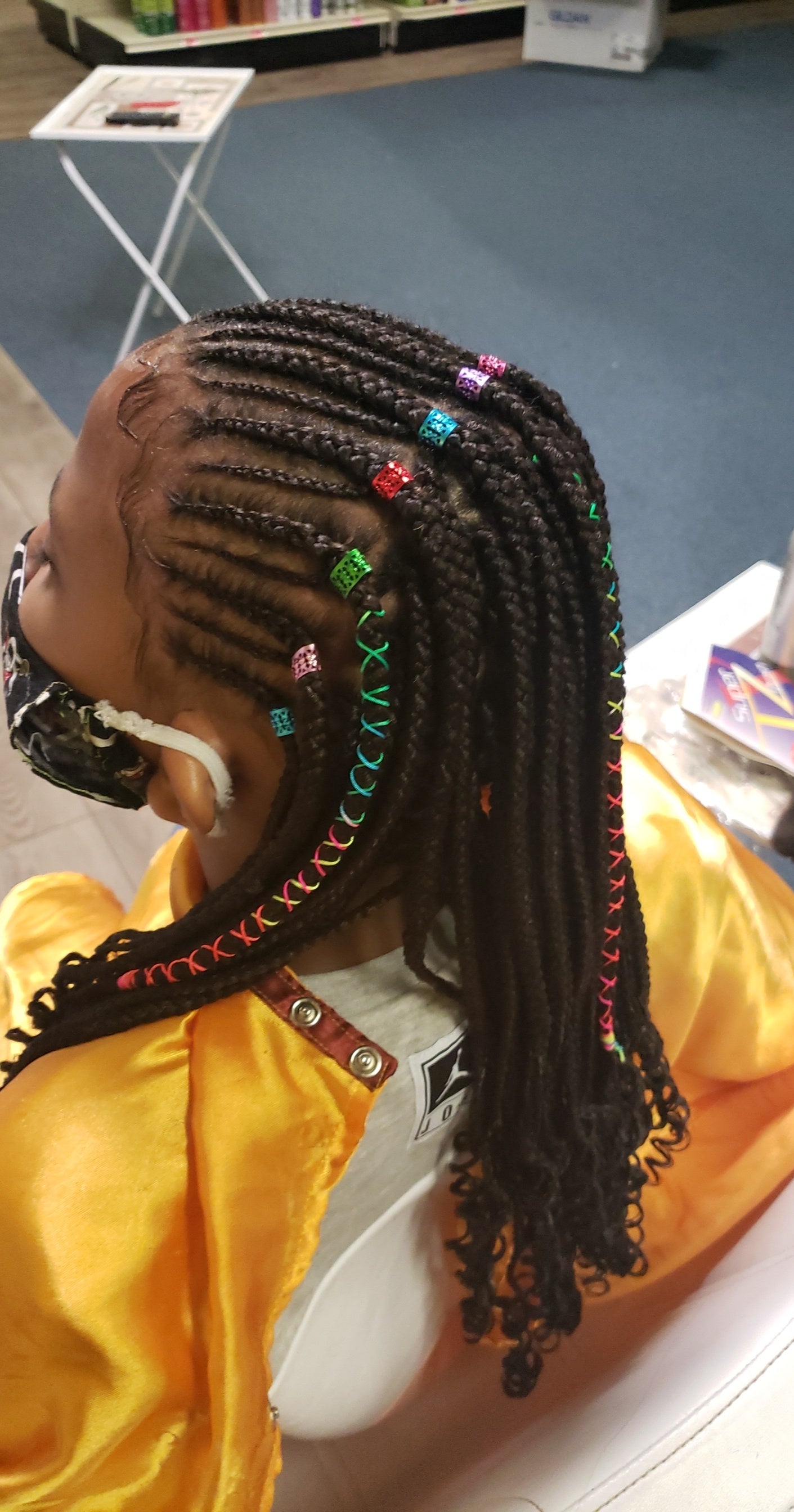 Kids feed-in braids( call for price)