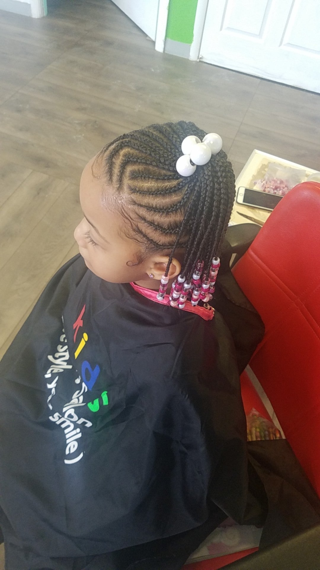 Kids Own hair braided( call for price)