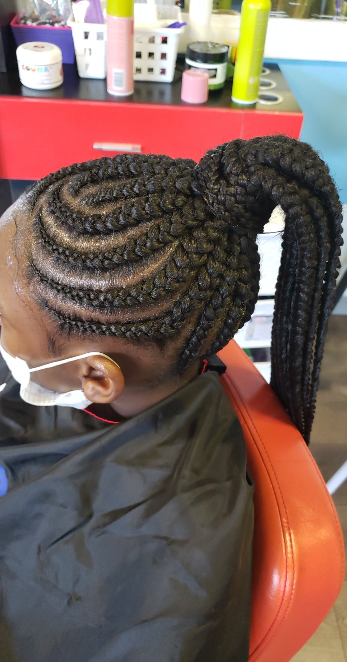 Kids feed-in braids( call for price)