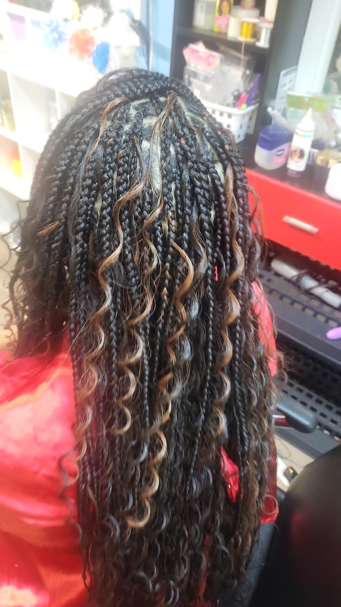 Boho braids and boho twist(call for price)