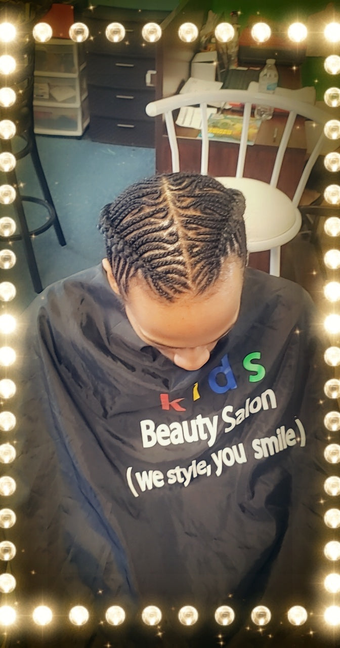 Boys&men braids( call for price)