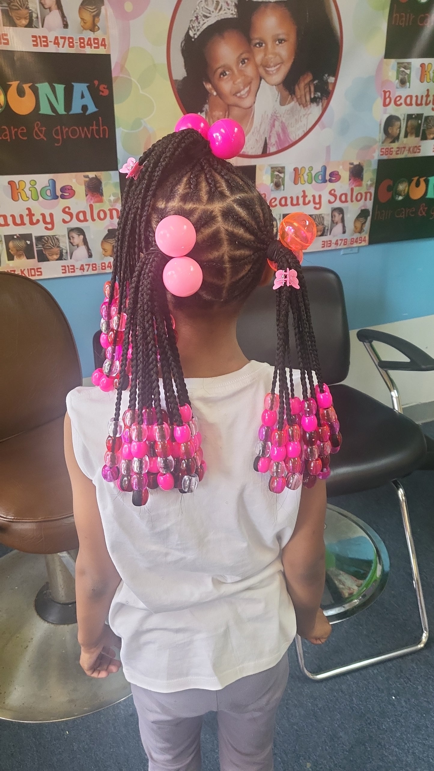 Kids feed-in braids( call for price)