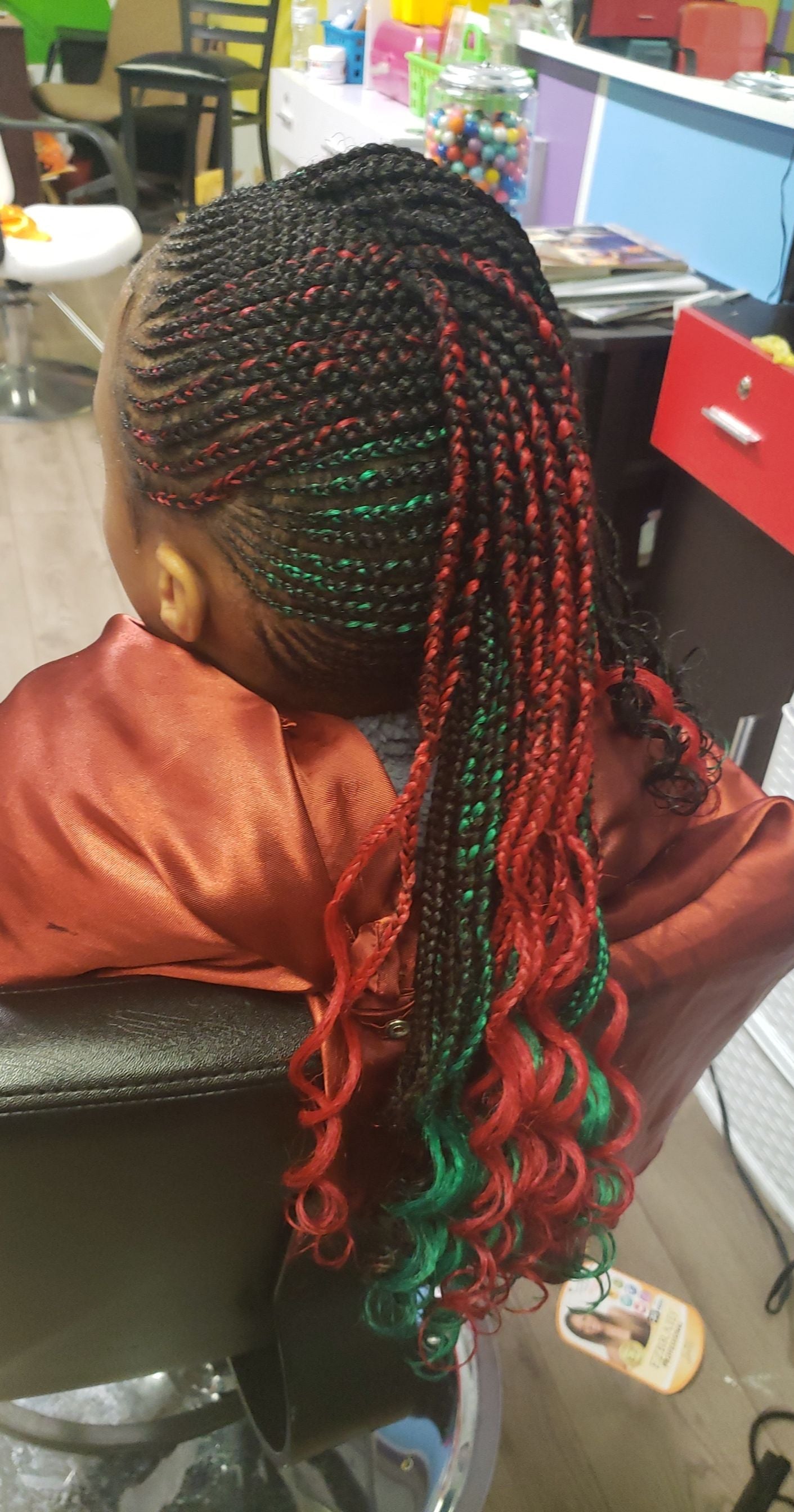 Kids feed-in braids( call for price)