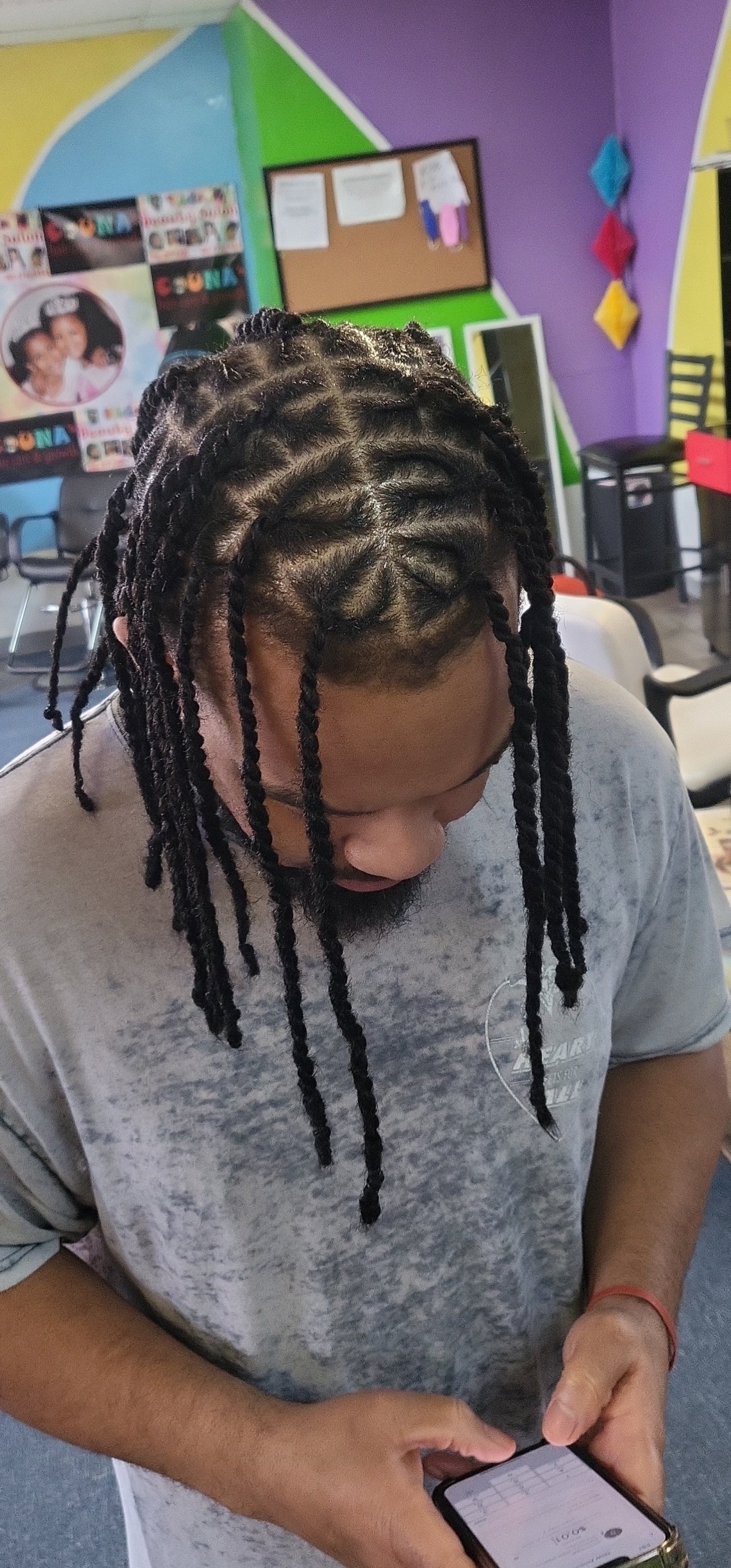 Boys&men braids( call for price)