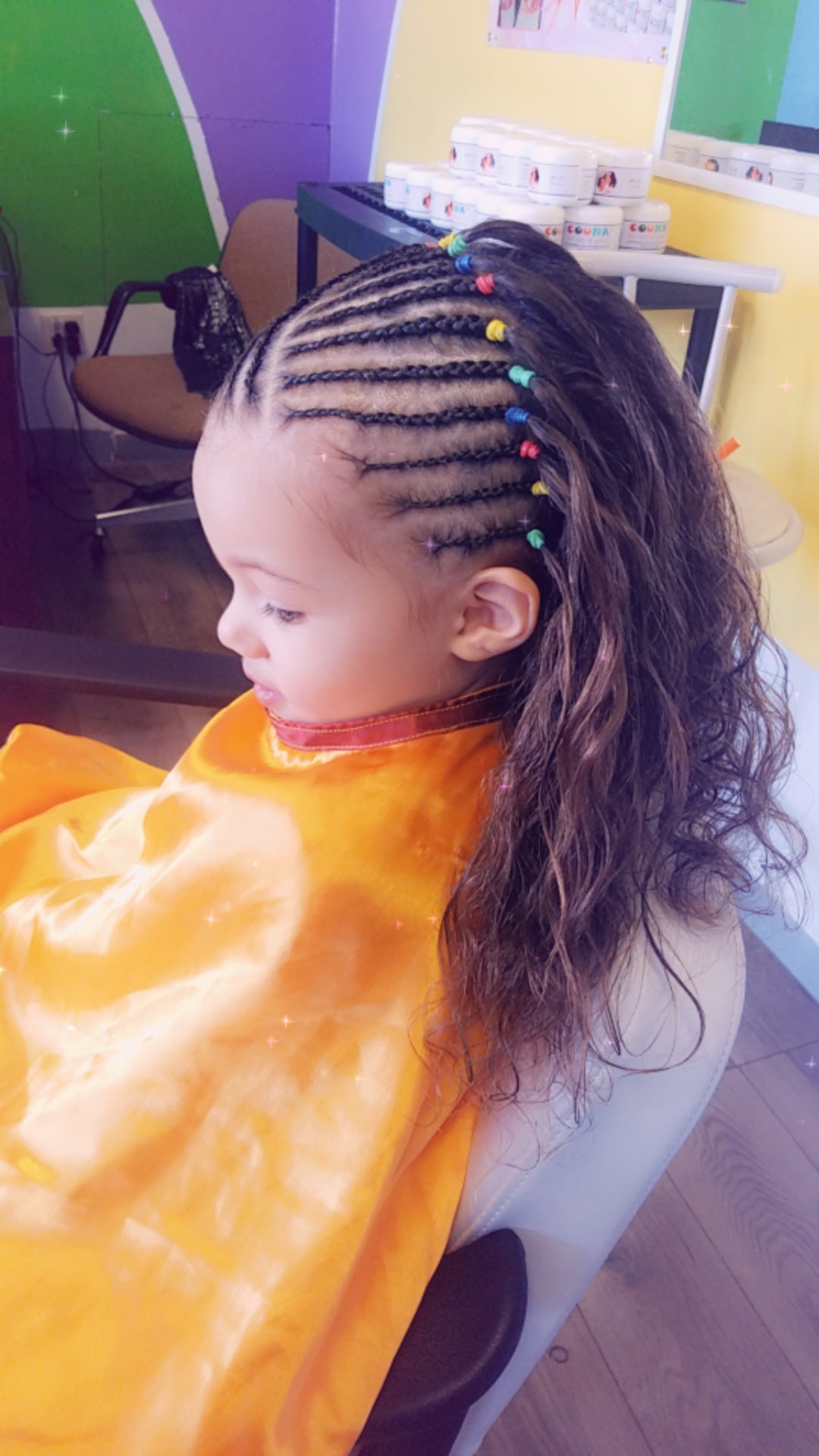 Kids Own hair braided( call for price)