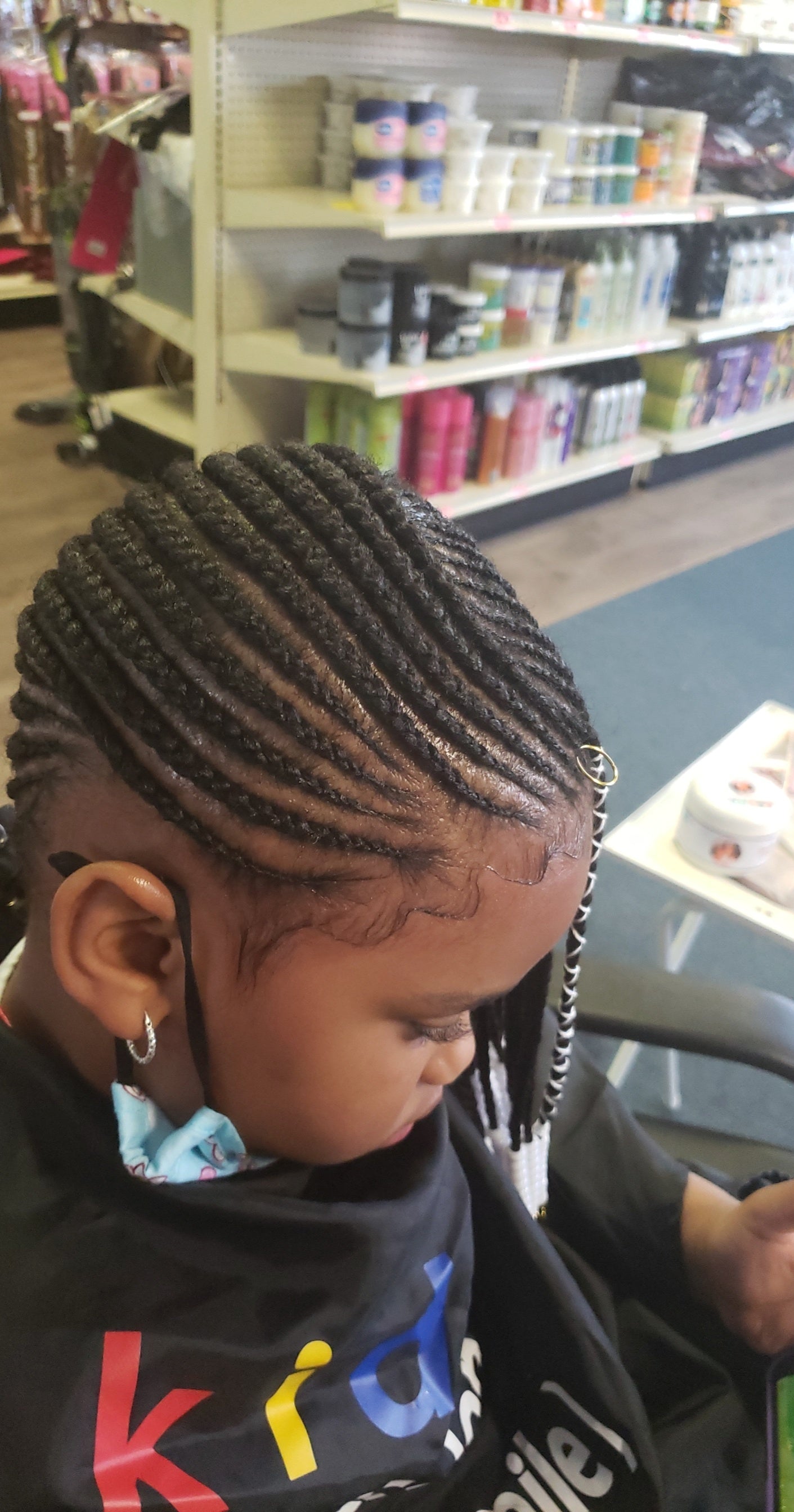 Kids feed-in braids( call for price)